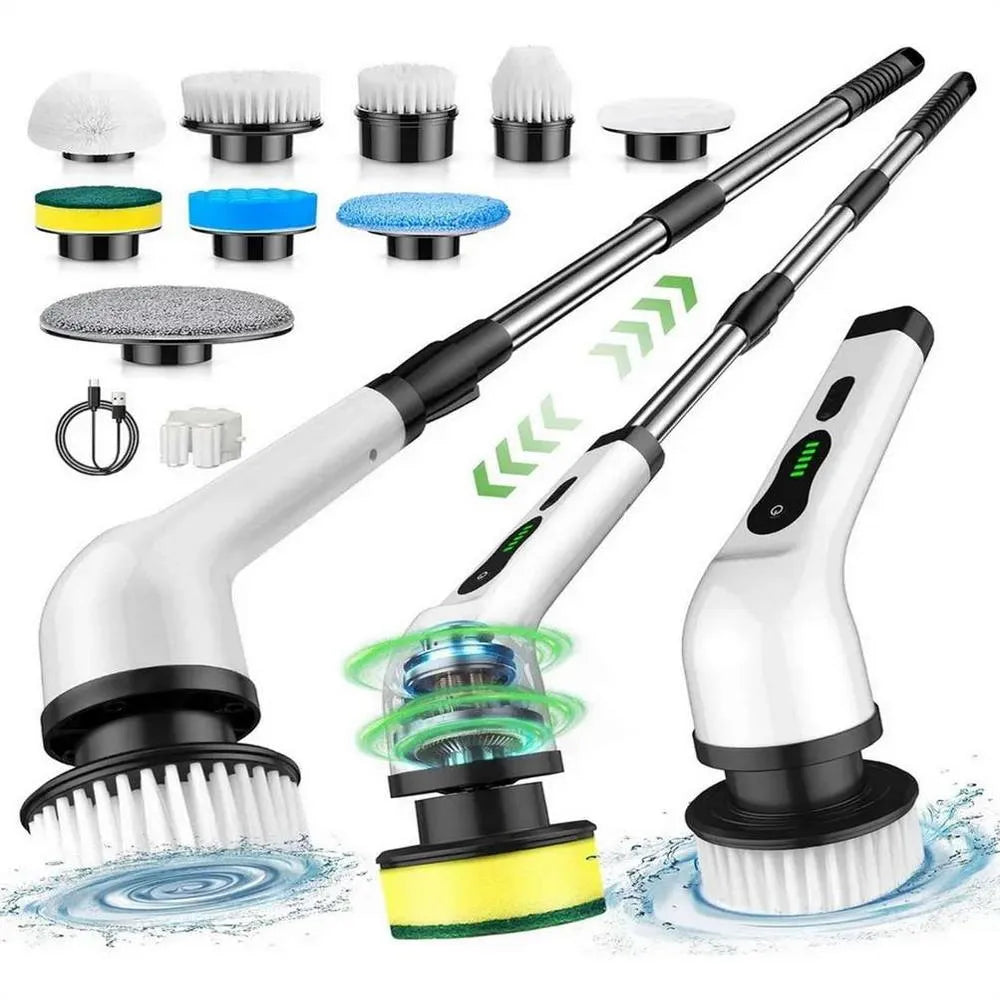 Cepillo de Limpieza Multiusos 9 en 1 – Potencia y Versatilidad en un Solo Producto